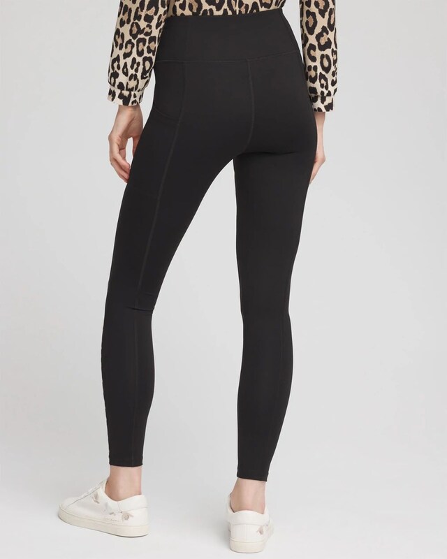 Zenergy Leopard Print Side Panel Leggings - image 3